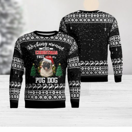 Pug Funny Christmas Ugly Sweater Gift For Men And Women