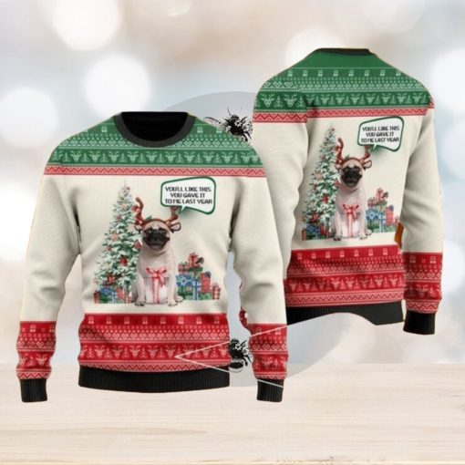 Pug Lovers Ugly Christmas Sweater For Men & Women