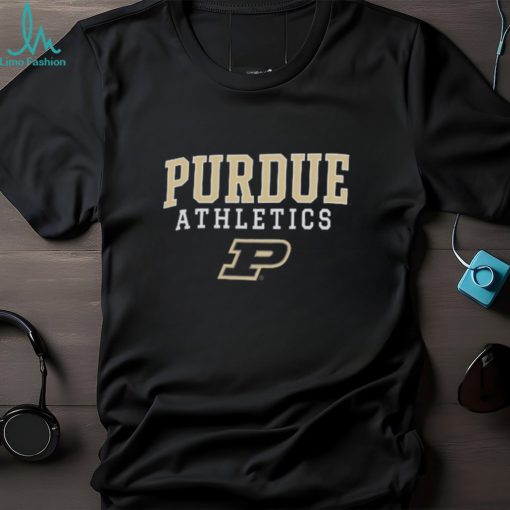 Purdue Boilermakers Champion Athletics Logo Stack T Shirt