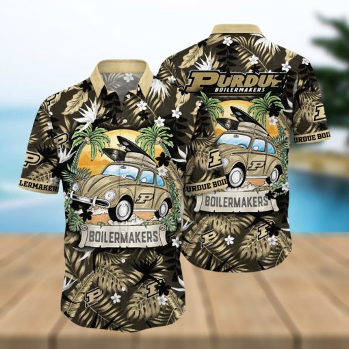 Purdue Boilermakers NCAA Hawaiian Shirt Hammockstime Aloha Shirt