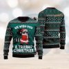 Post Malone Woolen Christmas Sweater, Funny Womens Christmas Sweater