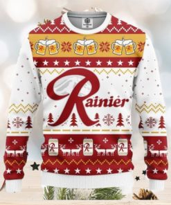 Rainier Beer Ugly Christmas Sweater