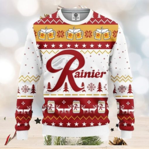 Rainier Beer Ugly Christmas Sweater