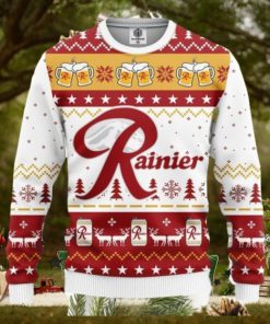 Rainier Beer Ugly Christmas Sweater