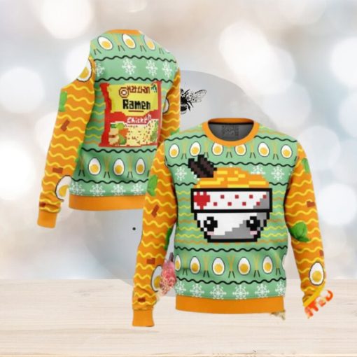 Ramen For Noodle Lovers Christmas 2023 Holiday Funny Ugly Sweater