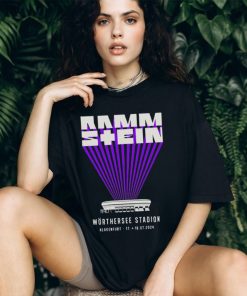 Rammstein Europe stadium tour july 18 and 18 2024 Wörthersee stadion Klagenfurt shirt