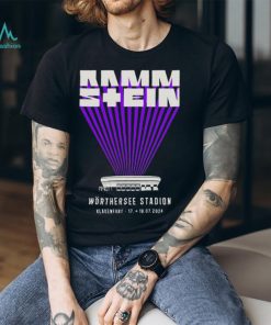 Rammstein Europe stadium tour july 18 and 18 2024 Wörthersee stadion Klagenfurt shirt