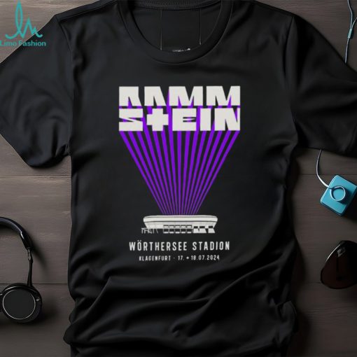 Rammstein Europe stadium tour july 18 and 18 2024 Wörthersee stadion Klagenfurt shirt