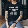 Michigan wolverine never underestimate a woman who understands football and loves michigan wolverines 2023 signatures shirt