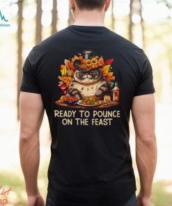 Ready To Pounce On The Feast Thanksgiving Cat Classic T Shirt