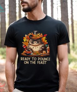 Ready To Pounce On The Feast Thanksgiving Cat Classic T Shirt