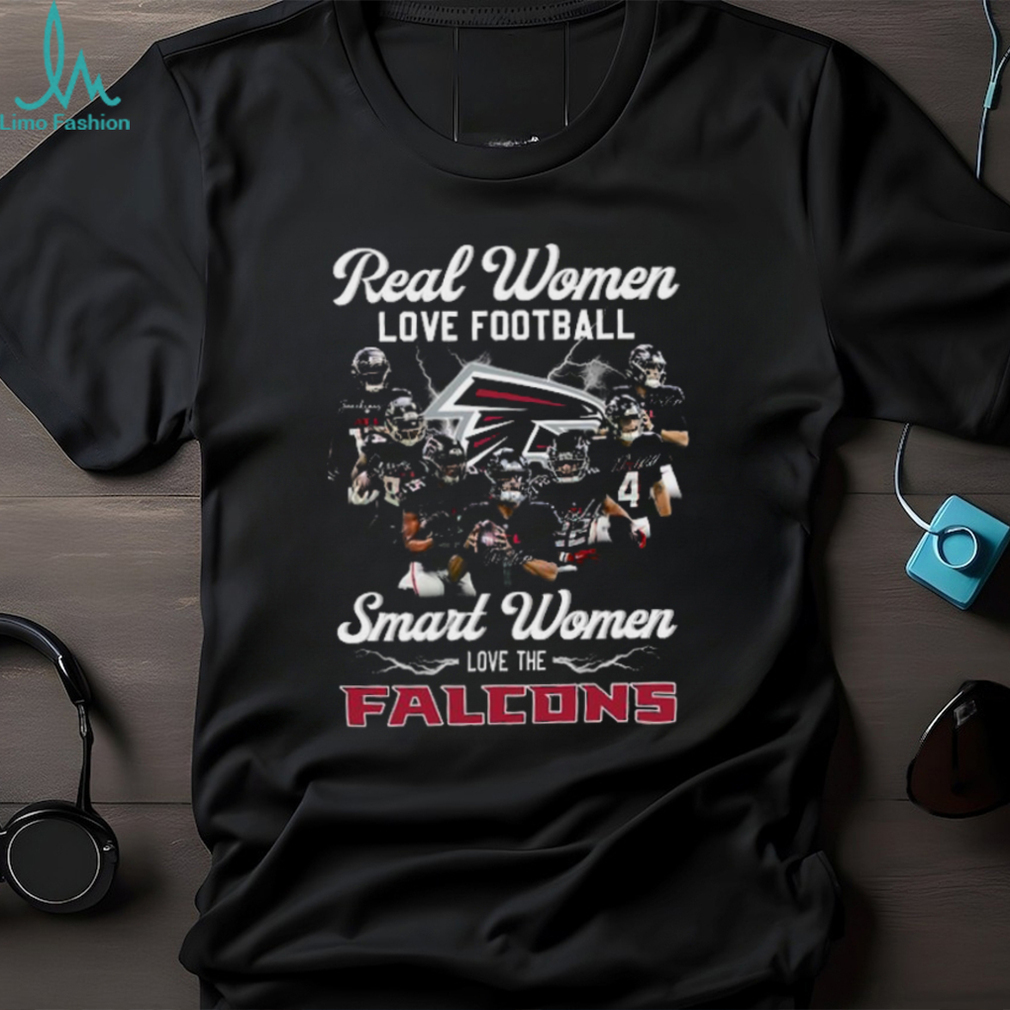Real Women Love Football 4 Smart Women Love The Falcons Shirt Real Women Love Football 4 Smart Women Love The Falcons Shirt