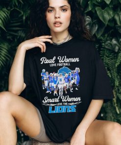 Real Women love Football Smart Women love the Detroit Lions 2023 Signatures Shirt