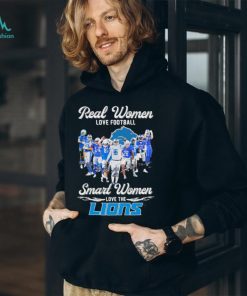 Real Women love Football Smart Women love the Detroit Lions 2023 Signatures Shirt