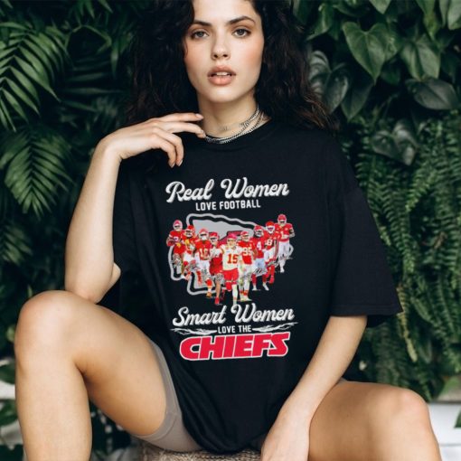 Real Women love Football Smart Women love the Kansas City Chiefs 2023 Signatures Shirt