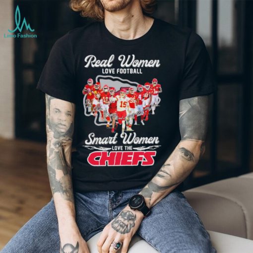 Real Women love Football Smart Women love the Kansas City Chiefs 2023 Signatures Shirt