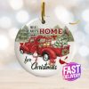 Snoopy And Friends Ride Jeep Halloween Funny Custom Name Christmas Decorations Ornament