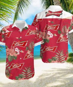 Red Hibiscus Flower Aloha hawaiian Shirt