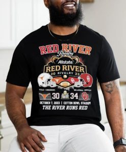 Red River Rivalry Allstate Red River Rivalry 2023 The River Runs Red Shirt