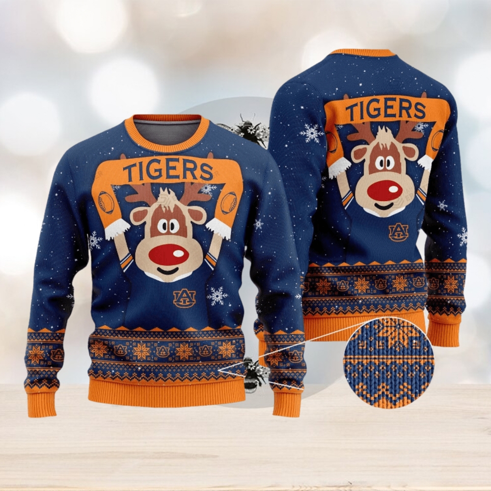 Ugly christmas sweater sales 3d reindeer