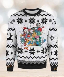 Retro Disney 3D Christmas Sweater Funny Sweater