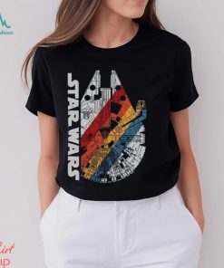 Retro Disney Star Wars Shirt Millennium Falcon Wears Logo Graphic T Shirt Galaxy’s Edge Day Tee Celebration Unisex Sweatshirt