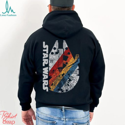 Retro Disney Star Wars Shirt Millennium Falcon Wears Logo Graphic T Shirt Galaxy’s Edge Day Tee Celebration Unisex Sweatshirt