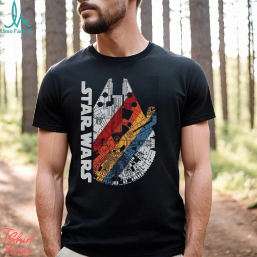 Retro Disney Star Wars Shirt Millennium Falcon Wears Logo Graphic T Shirt Galaxy’s Edge Day Tee Celebration Unisex Sweatshirt