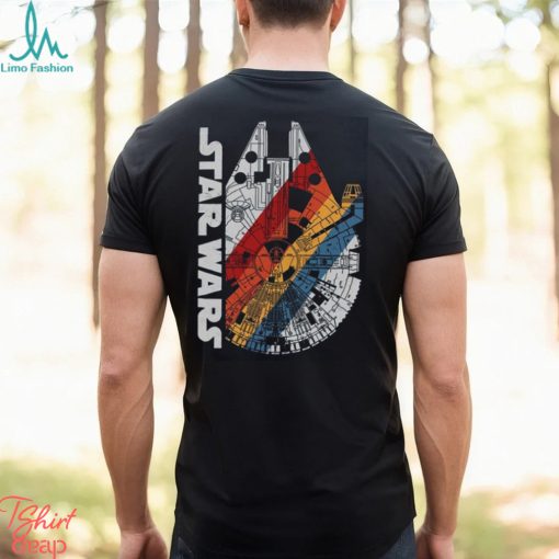 Retro Disney Star Wars Shirt Millennium Falcon Wears Logo Graphic T Shirt Galaxy’s Edge Day Tee Celebration Unisex Sweatshirt