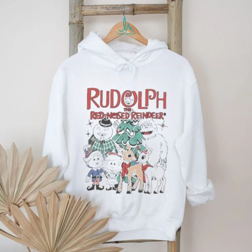Retro Rudolph The Red Nosed Reindeer Christmas Shirt