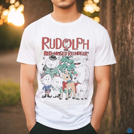 Retro Rudolph The Red Nosed Reindeer Christmas Shirt