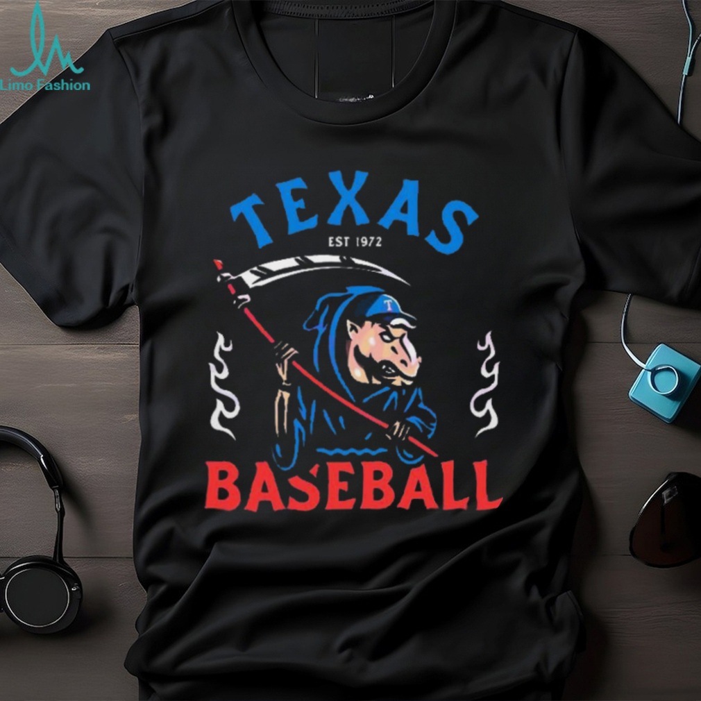 Texas Rangers Love Custom Bleached Graphic T-Shirt 2XL / Royal Blue