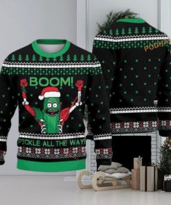 Pickle rick clearance ugly christmas sweater