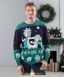 Rick and Morty Alien Aww Geez Rick Sweater, Funny Sweater