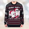 Ho Ho Ho Horse Christmas Ugly Wool Knitted Sweater