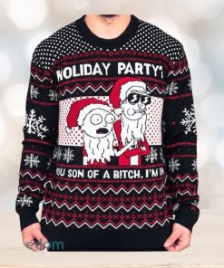 Rick and Morty Son Christmas Northern Knitted 3D Sweater For Thanksgiving