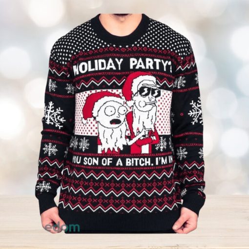 Rick and Morty Son Christmas Northern Knitted 3D Sweater For Thanksgiving