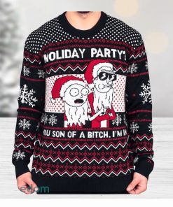 Rick and Morty Son Christmas Northern Knitted 3D Sweater For Thanksgiving