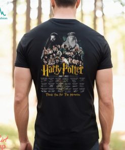 Robbie Coltrane And Michael Gambon Harry Potter 2001 – 2023 Thank You For The Memories Unisex T Shirt