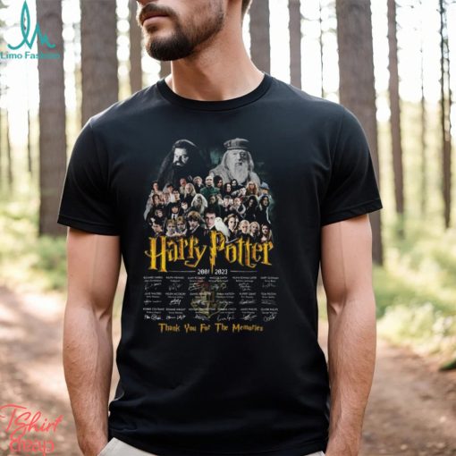Robbie Coltrane And Michael Gambon Harry Potter 2001 – 2023 Thank You For The Memories Unisex T Shirt