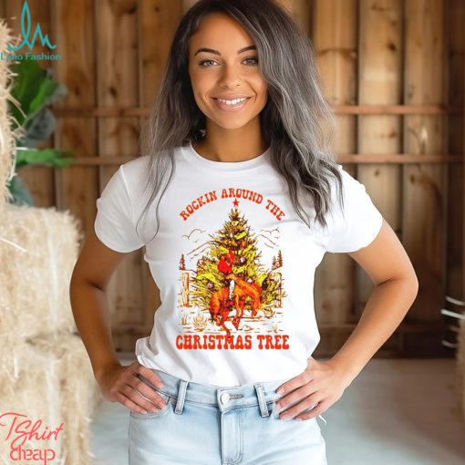 Rocking Around The Christmas Tree Classic Print Light Front Shirt