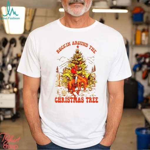 Rocking Around The Christmas Tree Classic Print Light Front Shirt