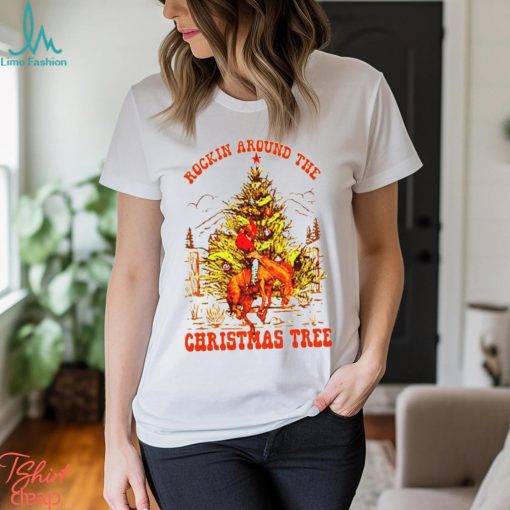 Rocking Around The Christmas Tree Classic Print Light Front Shirt