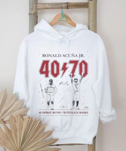 Ronald Acuna Jr 40 Home Runs and 70 Stolen Bases shirt