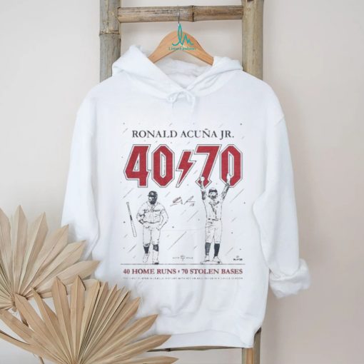 Ronald Acuna Jr 40 Home Runs and 70 Stolen Bases shirt