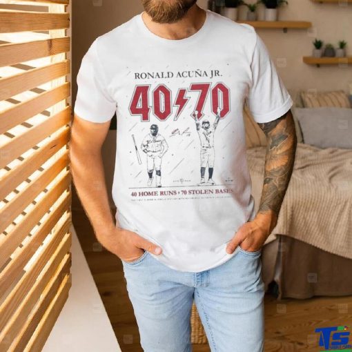 Ronald Acuna Jr 40 Home Runs and 70 Stolen Bases shirt