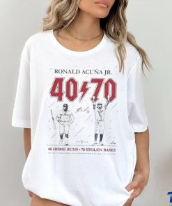 Ronald Acuna Jr 40 Home Runs and 70 Stolen Bases shirt