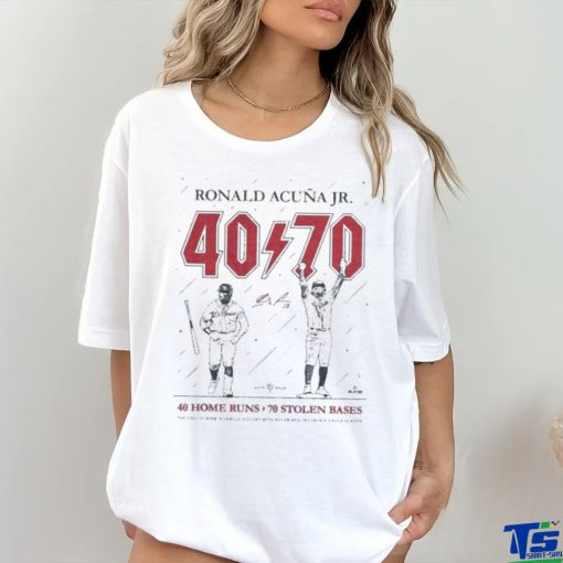 Ronald Acuna Jr 40 Home Runs and 70 Stolen Bases shirt