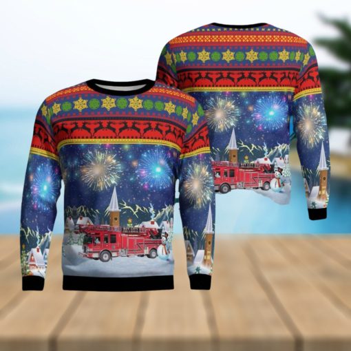 Roy, Utah, Roy City Fire Department AOP 3D Ugly Christmas Sweater