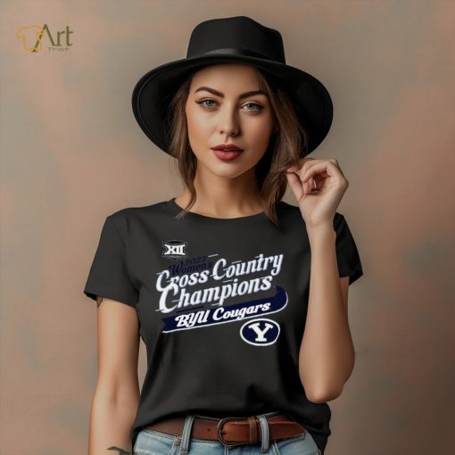 Royal BYU Cougars 2023 Big 12 Women’s Cross Country Champions T Shirt